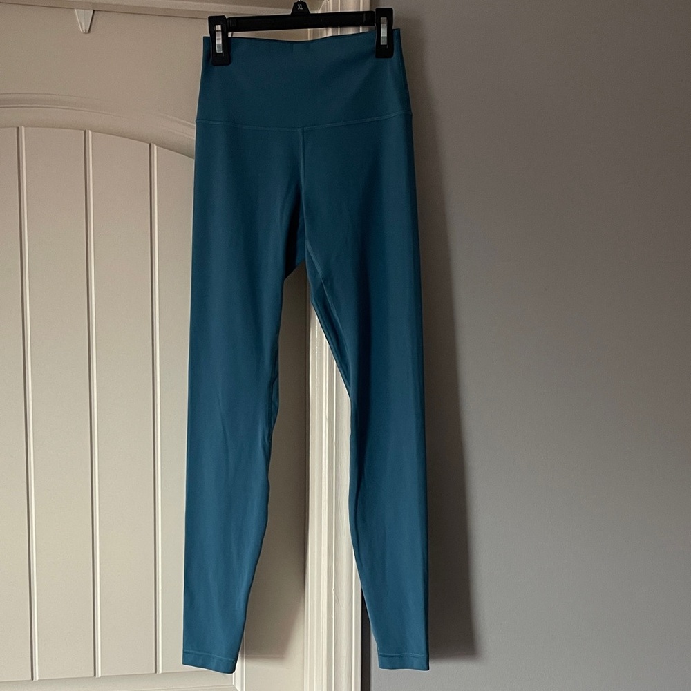 Teal High-Waisted Leggings